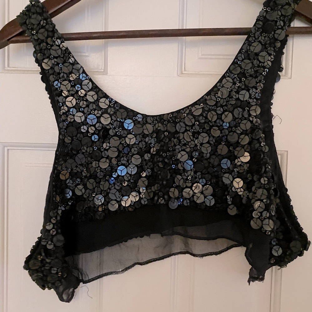 Twin set cropped top